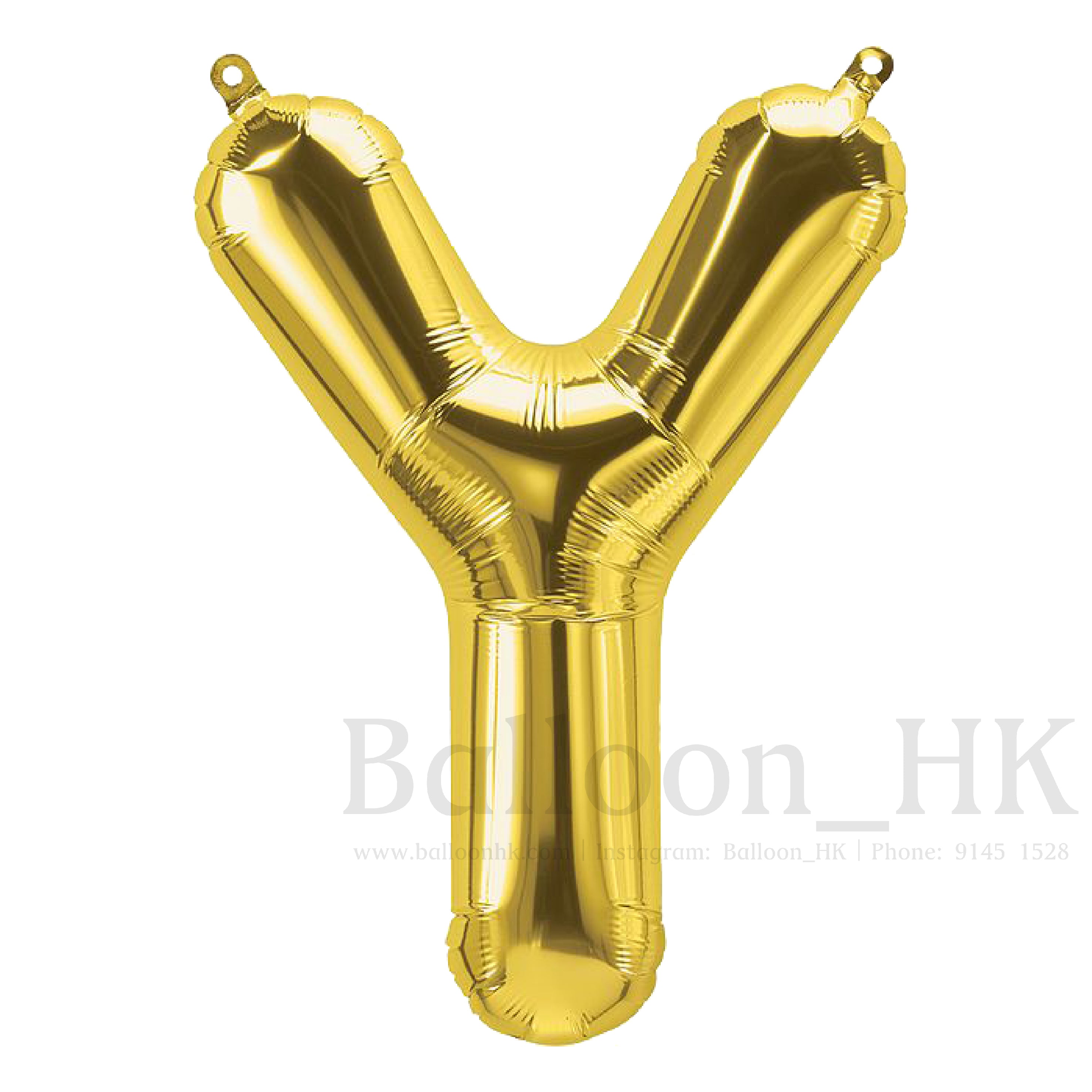 14"金色英文字母