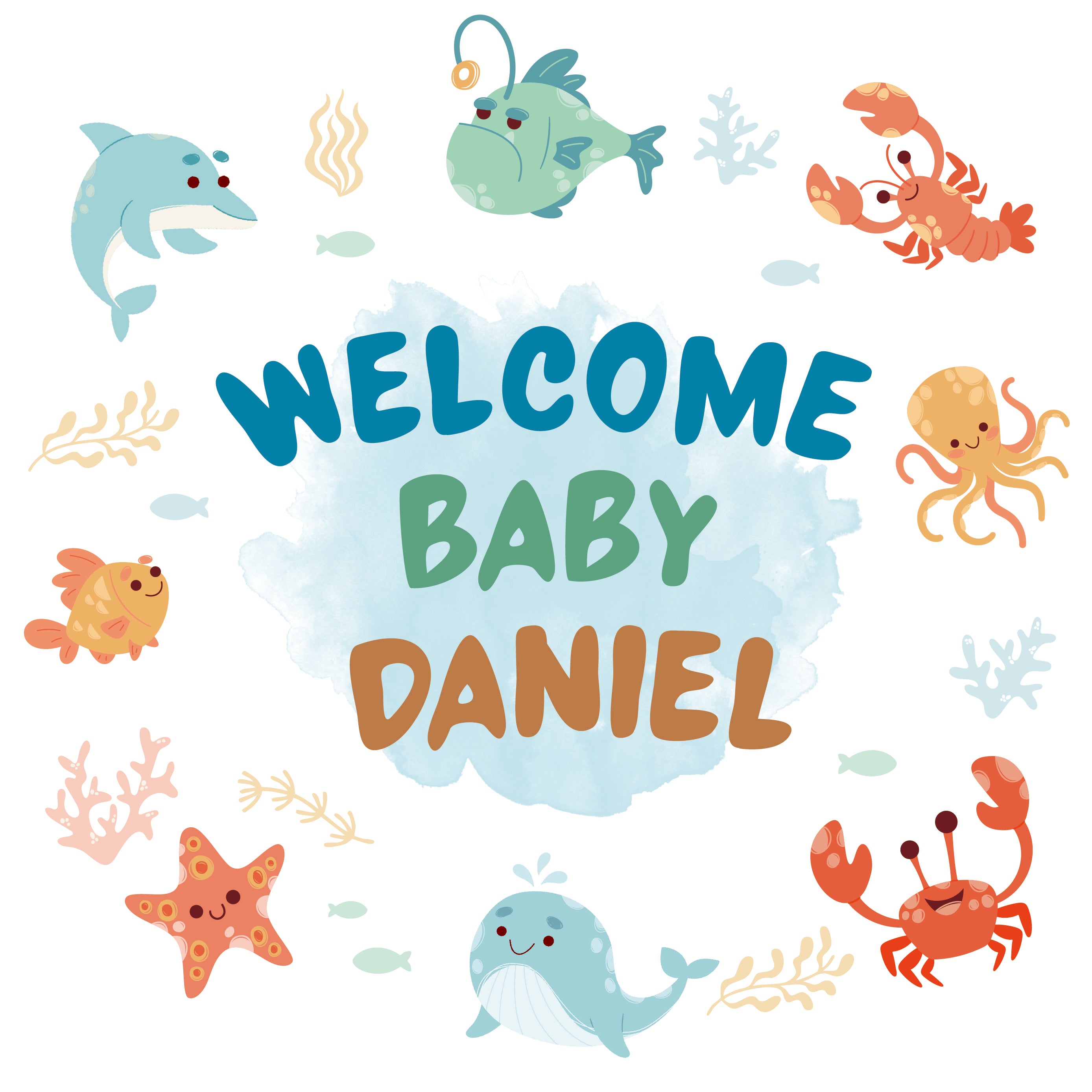 彩印 Template - Welcome Baby 款