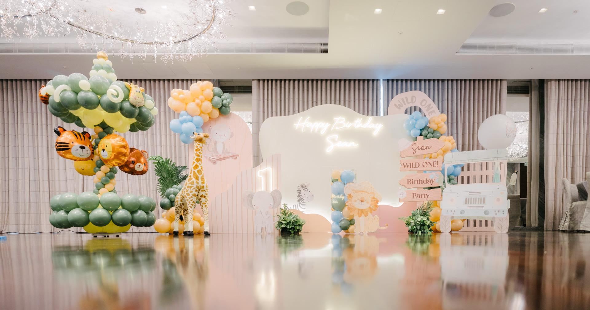 Balloon garland decoration hk | 香港氣球佈置 | 生日佈置