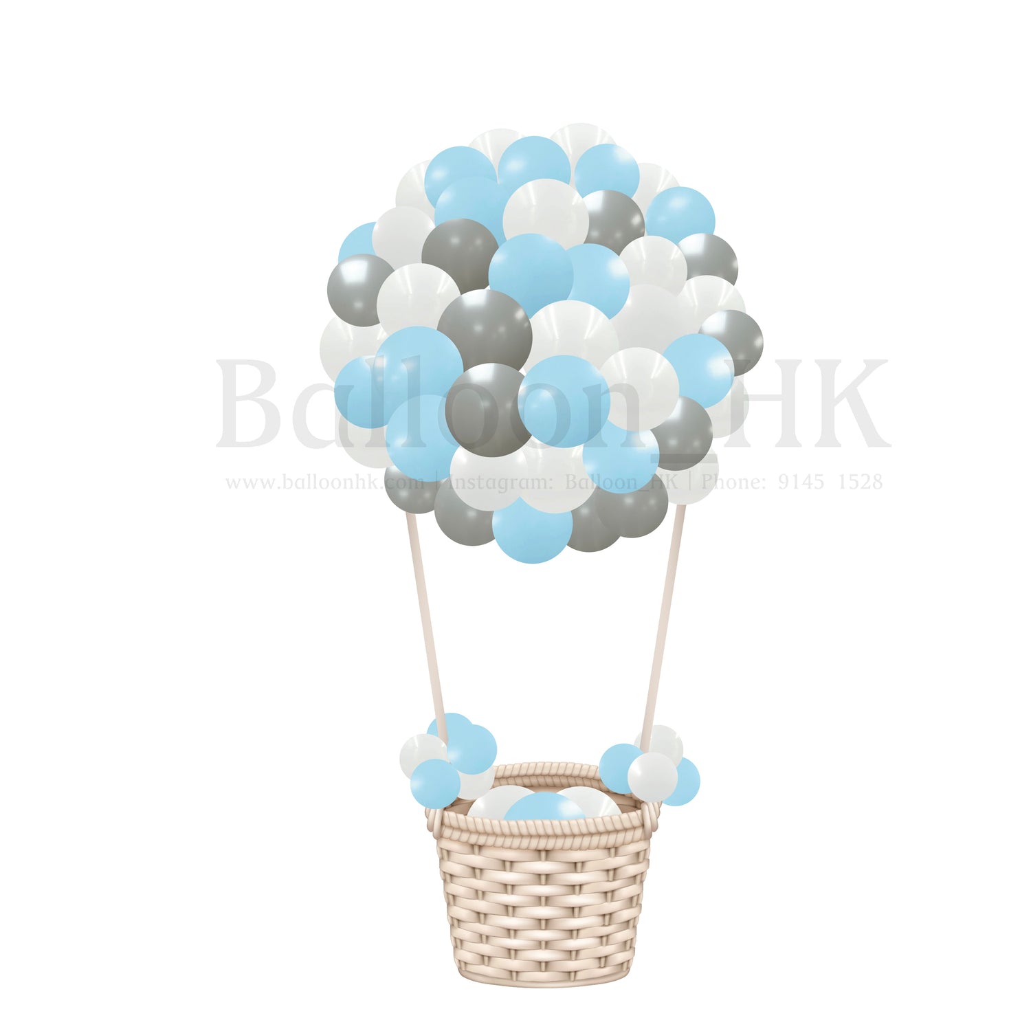 熱氣球連藤籃 Hot Air Balloon Basket (7天預訂)