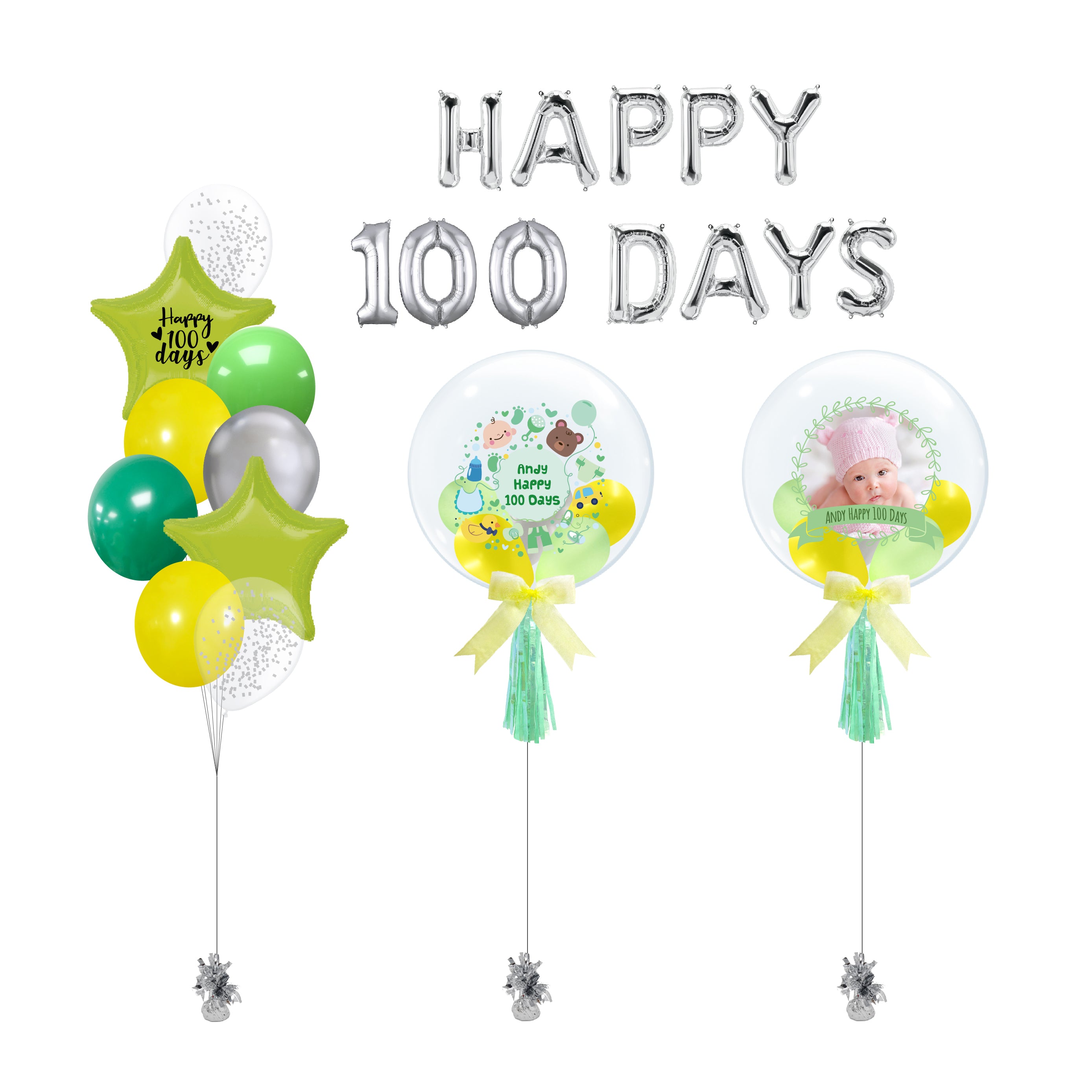 百日宴氣球 |100 Days balloon | BalloonHK