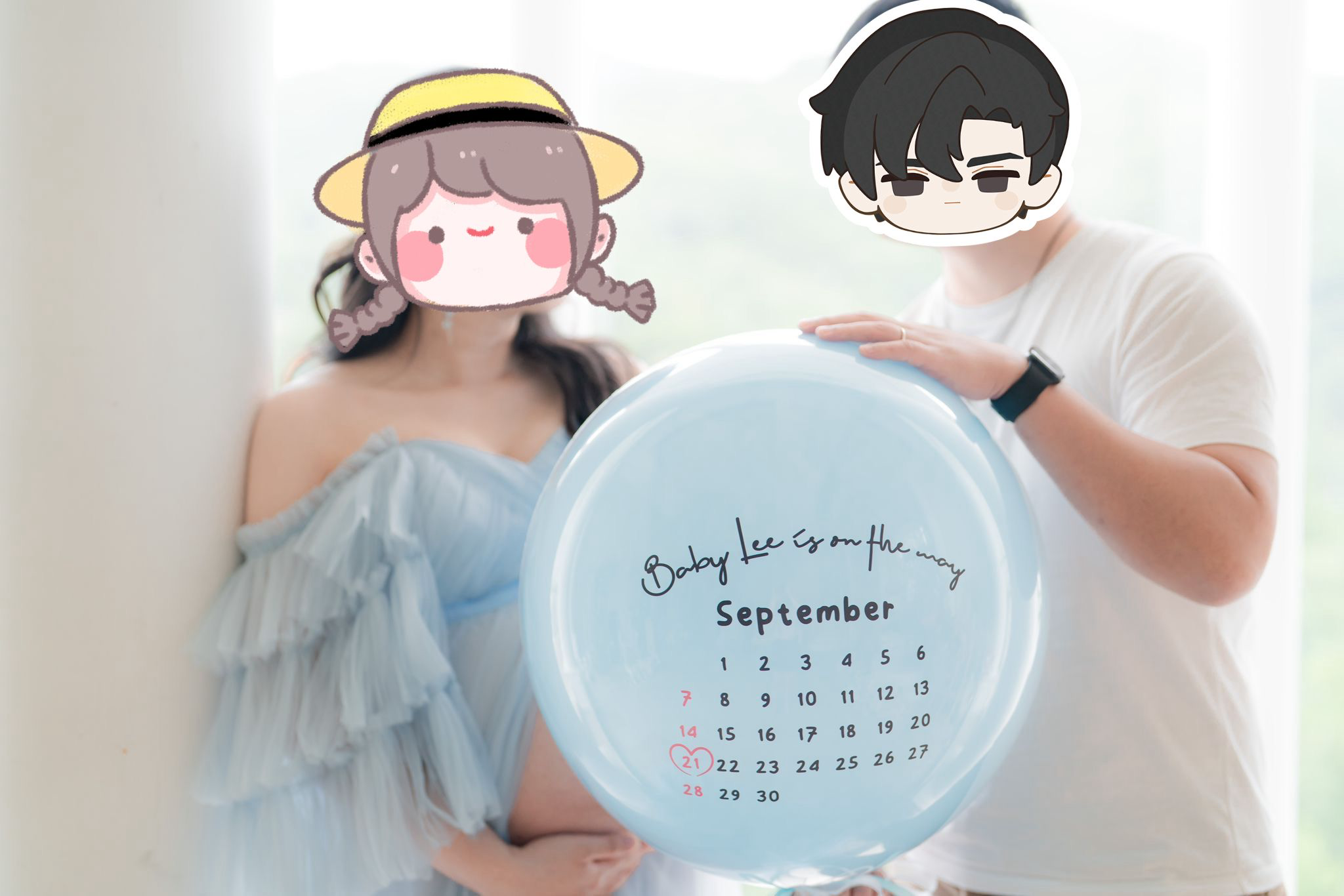 Baby is Coming | 倒數氣球 | 孕婦 攝影氣球 | BALLOONHK 氣球專門店