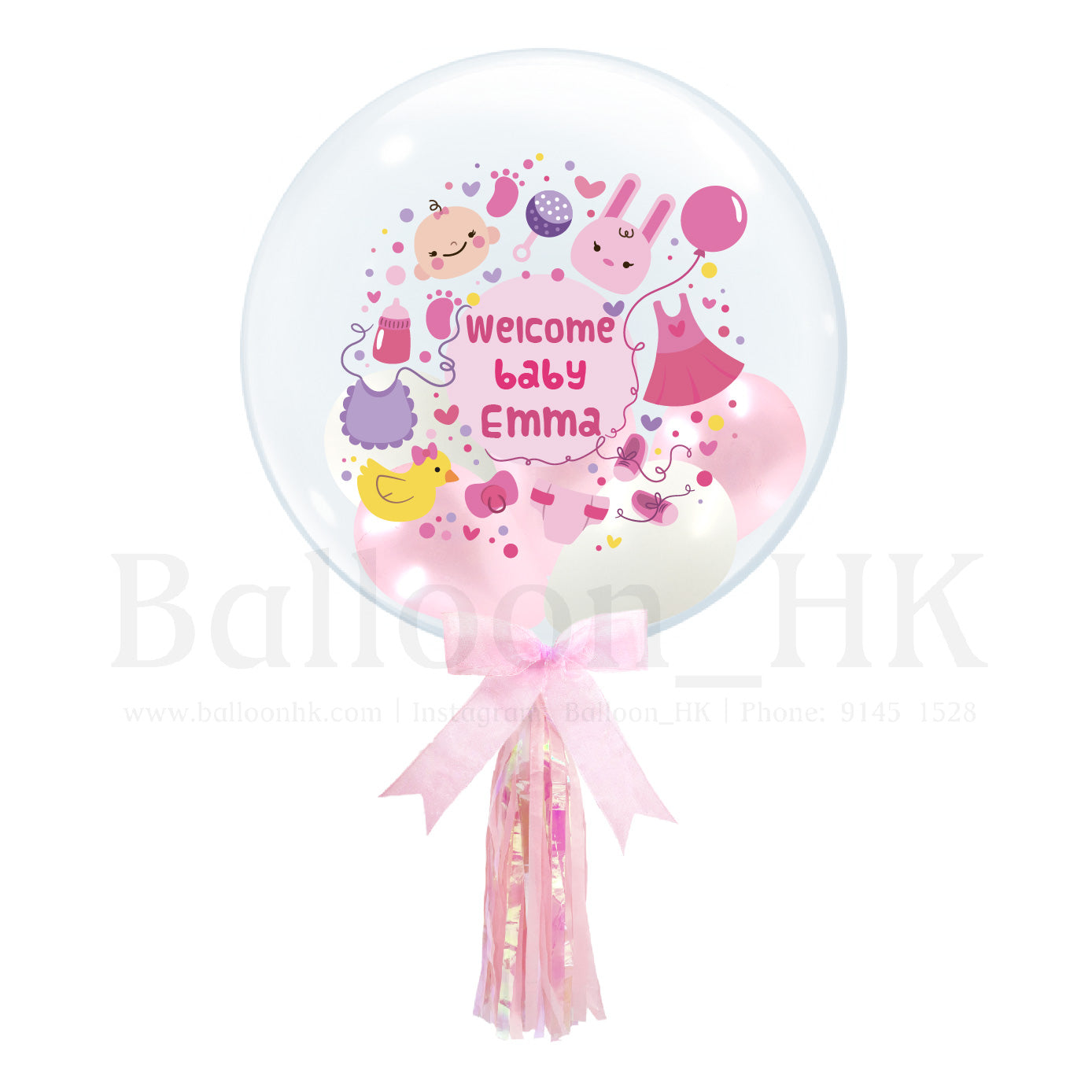 彩印水晶波中波+裝飾 - Welcome Baby