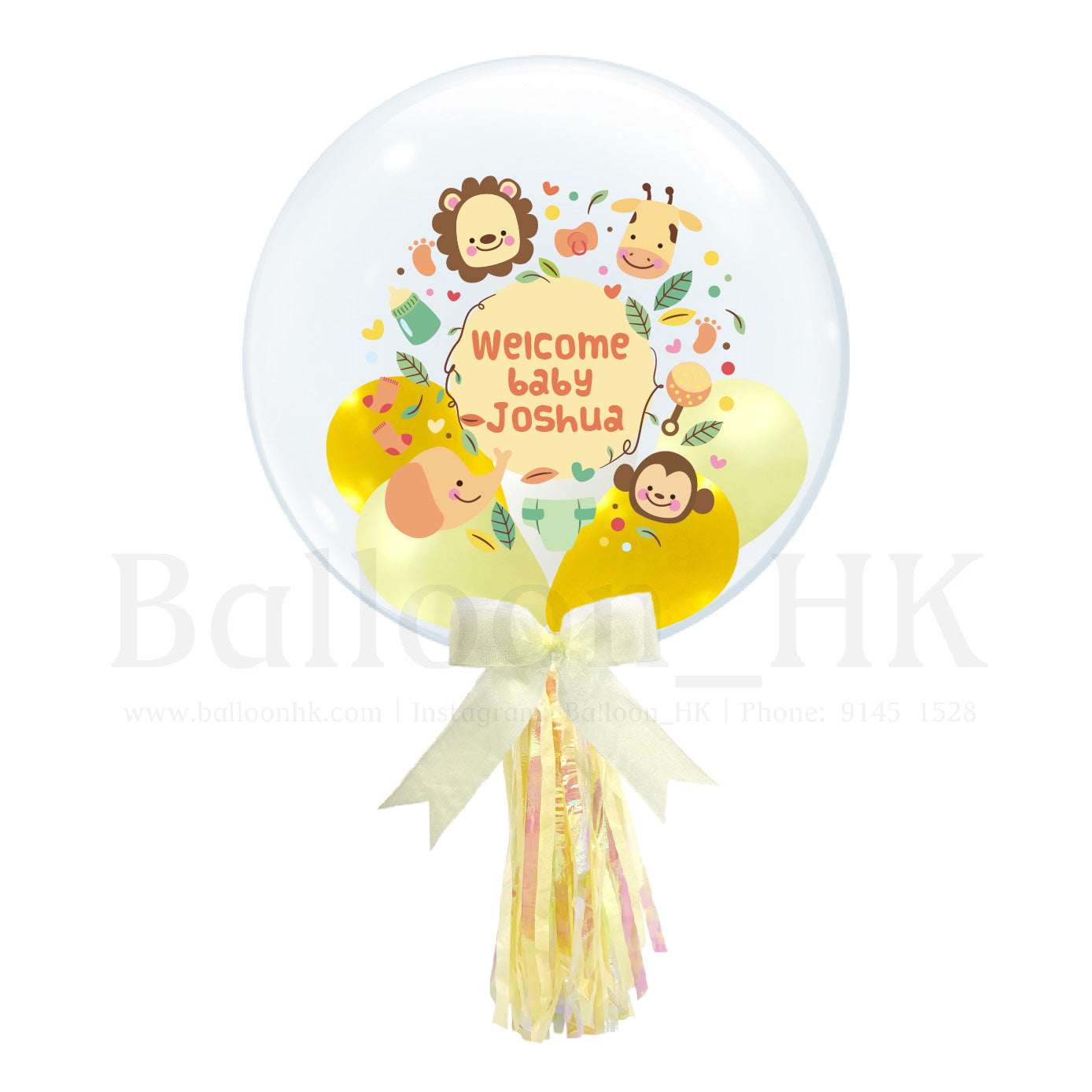 彩印水晶波中波+裝飾 - Welcome Baby