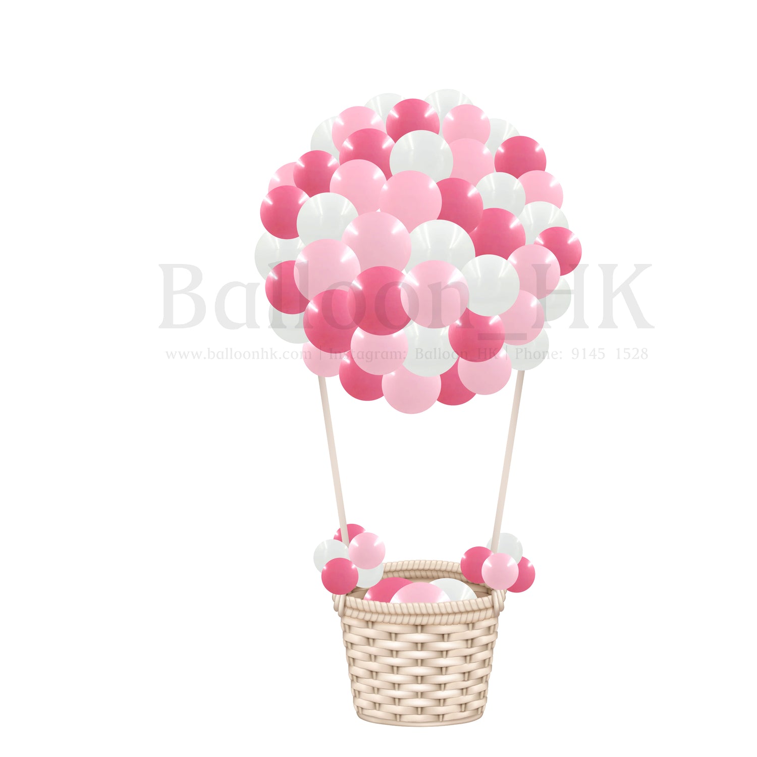 熱氣球連藤籃 Hot Air Balloon Basket (7天預訂)