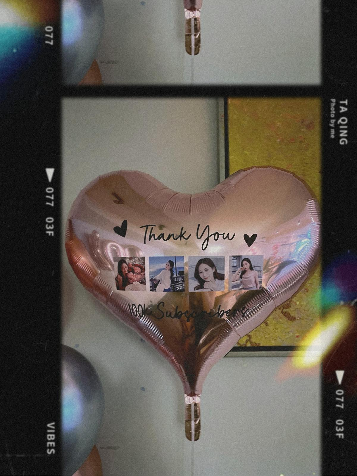 印刷氣球|心型鋁膜|BALLOONHK 氣球專門店