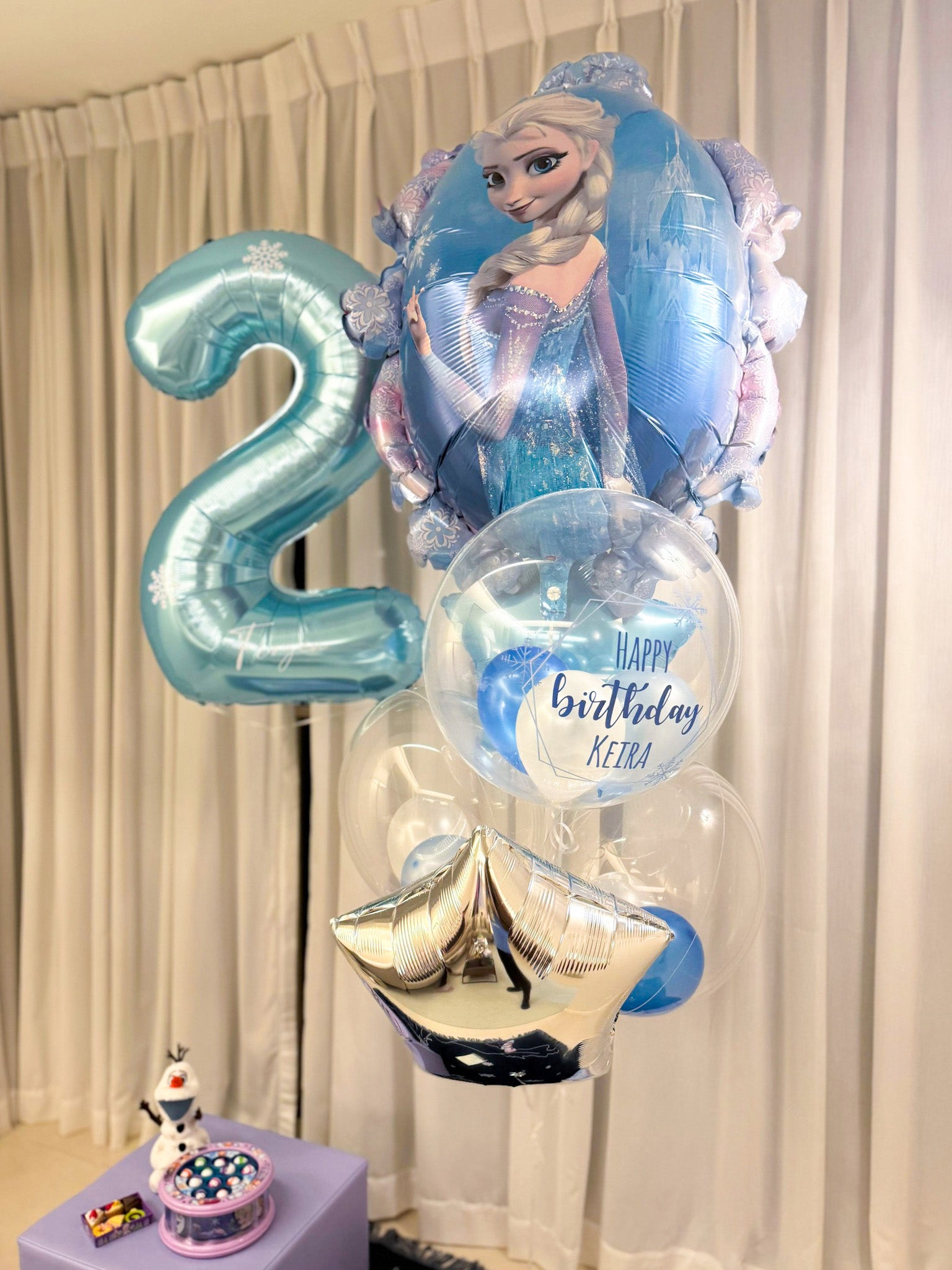 Frozen | 生日氣球 | 數字氣球 | 兒童派對 | BALLOONHK 氣球專門店