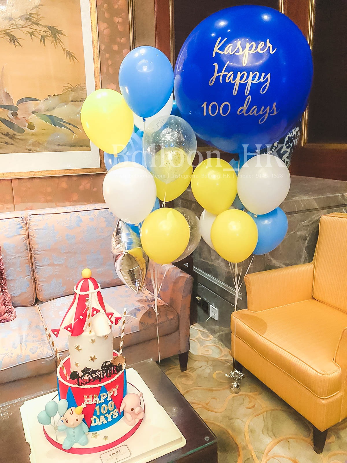 百日宴氣球 |100 Days balloon | BalloonHK