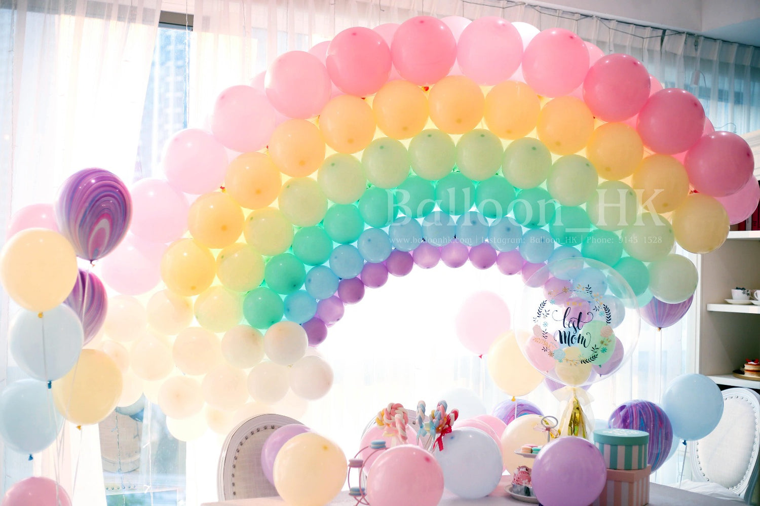 百日宴氣球 |100 Days balloon | BalloonHK