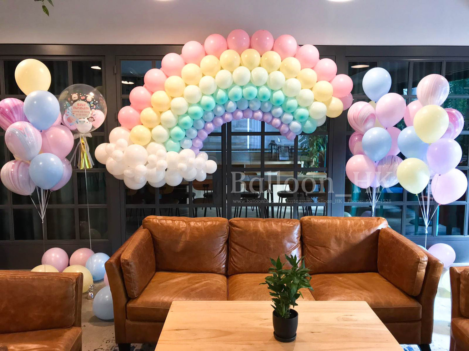 百日宴氣球 |100 Days balloon | BalloonHK
