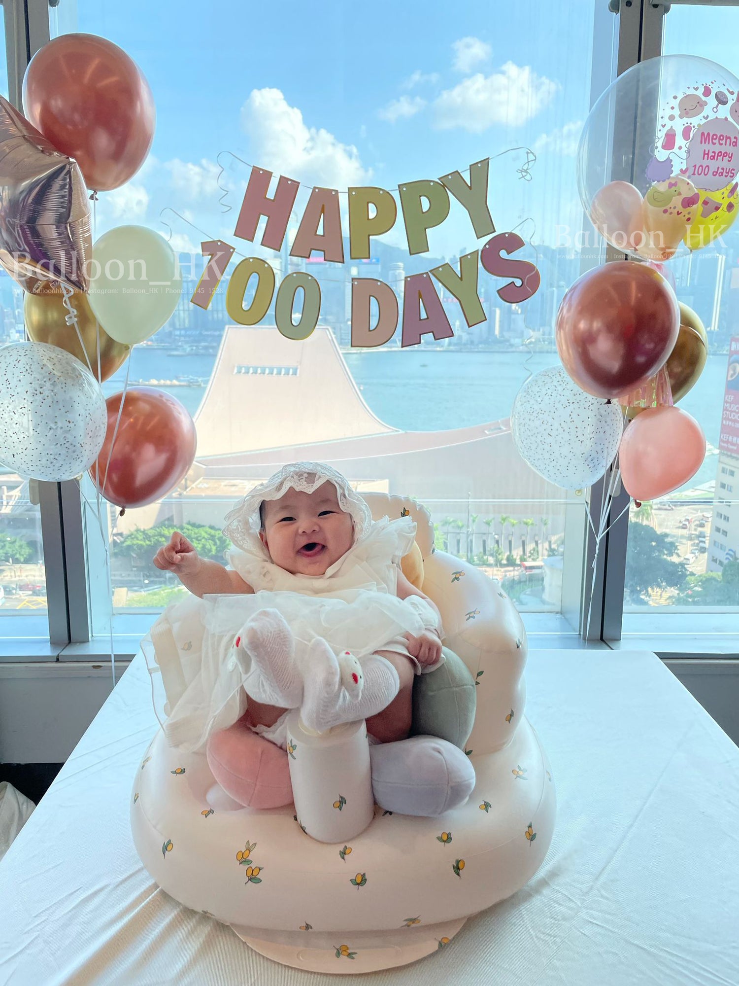 百日宴氣球 |100 Days balloon | BalloonHK