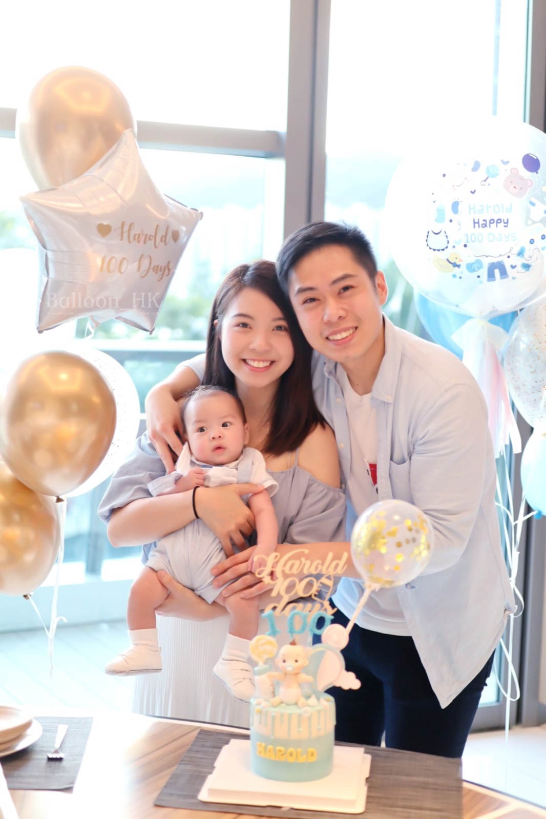 百日宴氣球 |100 Days balloon | BalloonHK