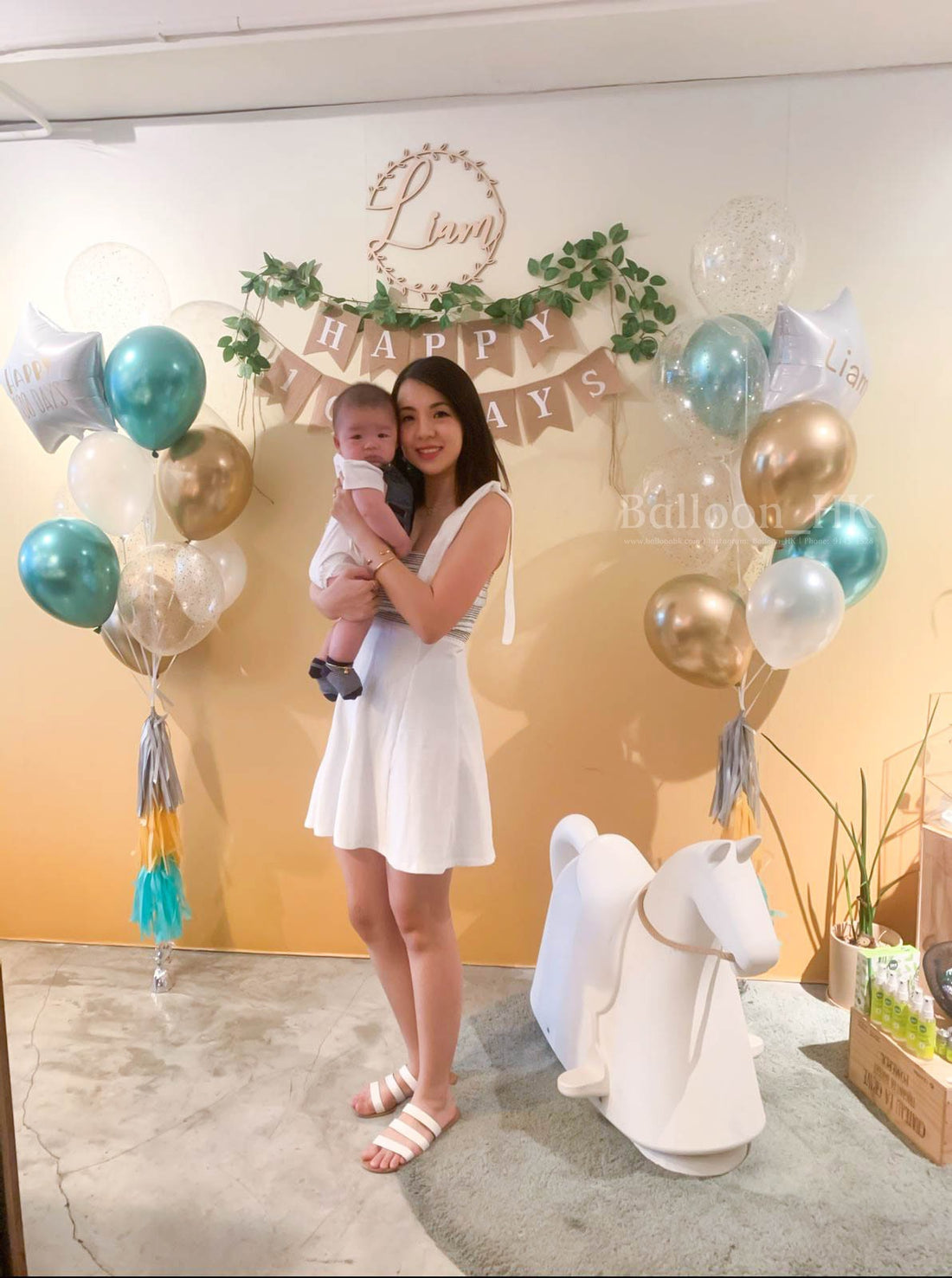 百日宴氣球 |100 Days balloon | BalloonHK