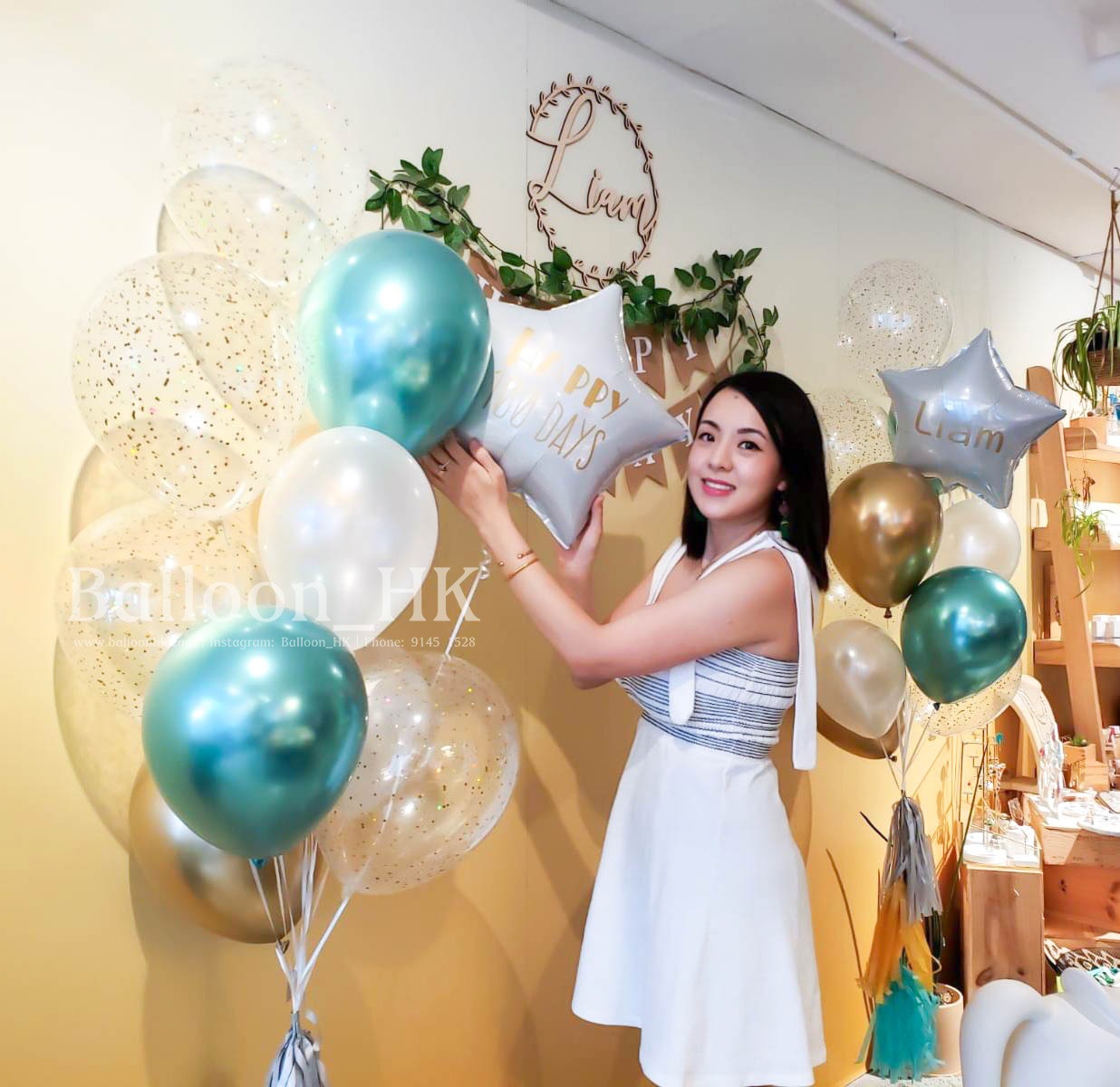 百日宴氣球 |100 Days balloon | BalloonHK