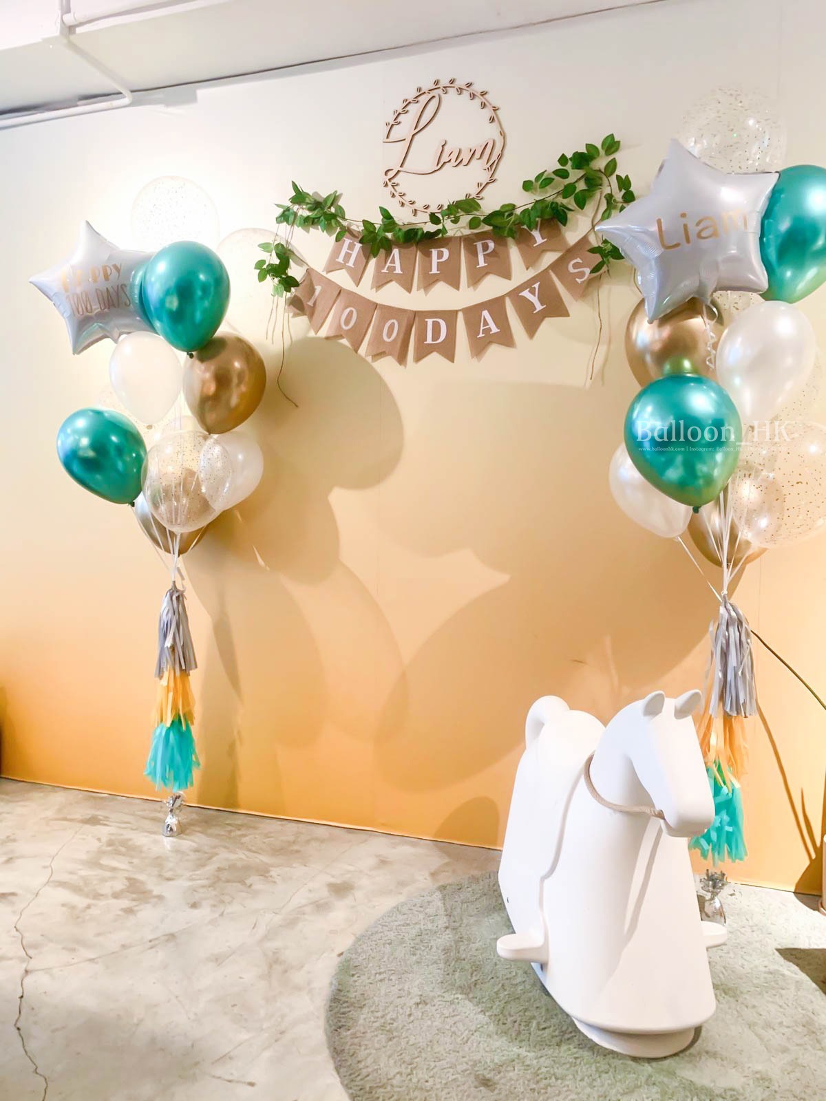百日宴氣球 |100 Days balloon | BalloonHK