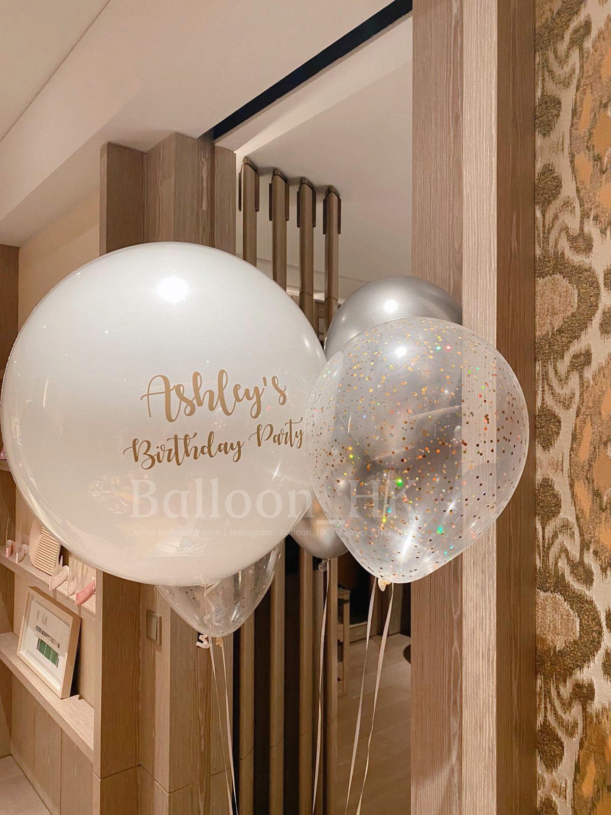 12" 橡膠閃閃氣球