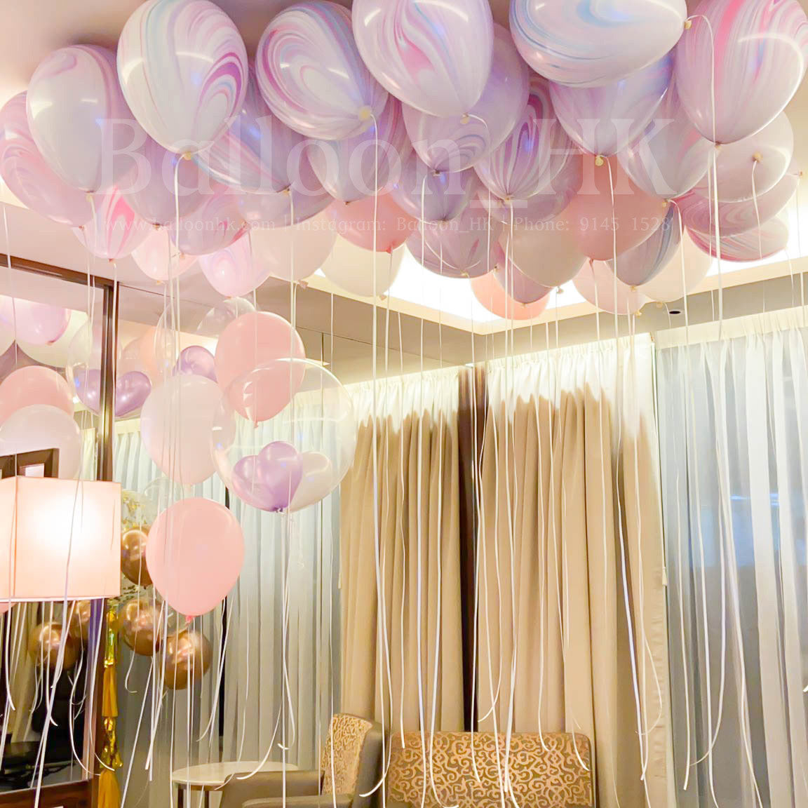 橡膠氣球|Unicorn主題氣球|派對佈置氣球|BalloonHK