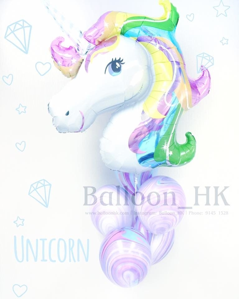 11" 橡膠瑪瑙氣球-粉紫色