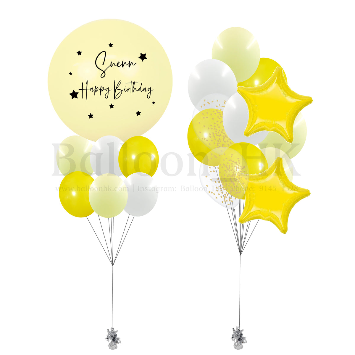 柔和粉白生日氣球|寶寶週歲|居家派對