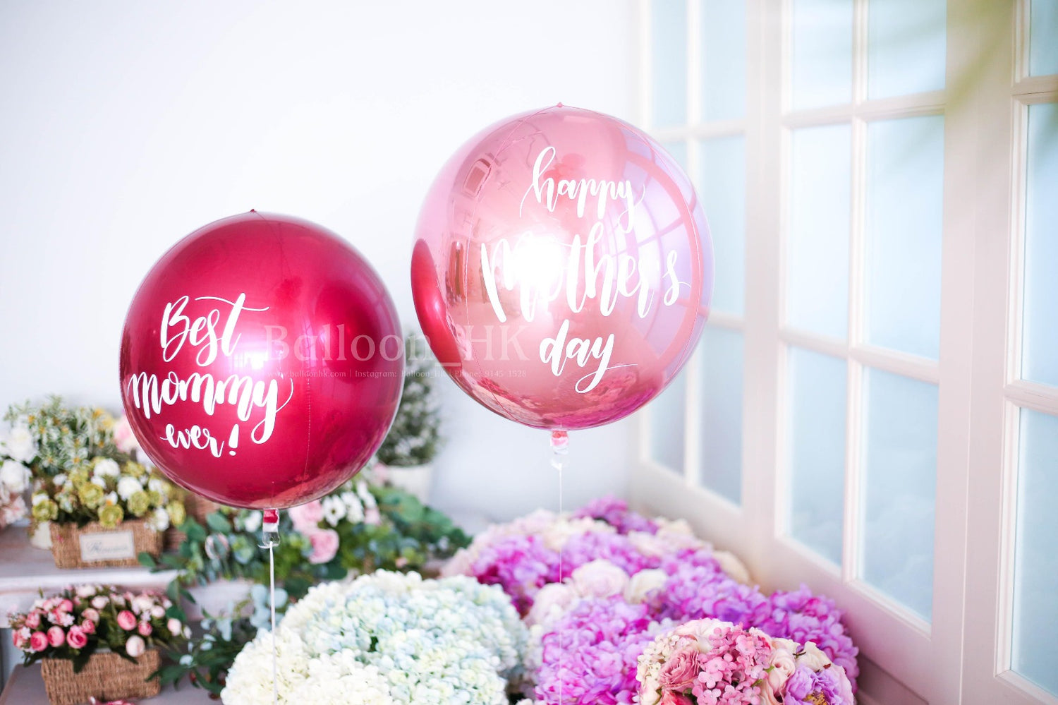 球狀氣球 |母親節氣球|氣球| Balloon HK