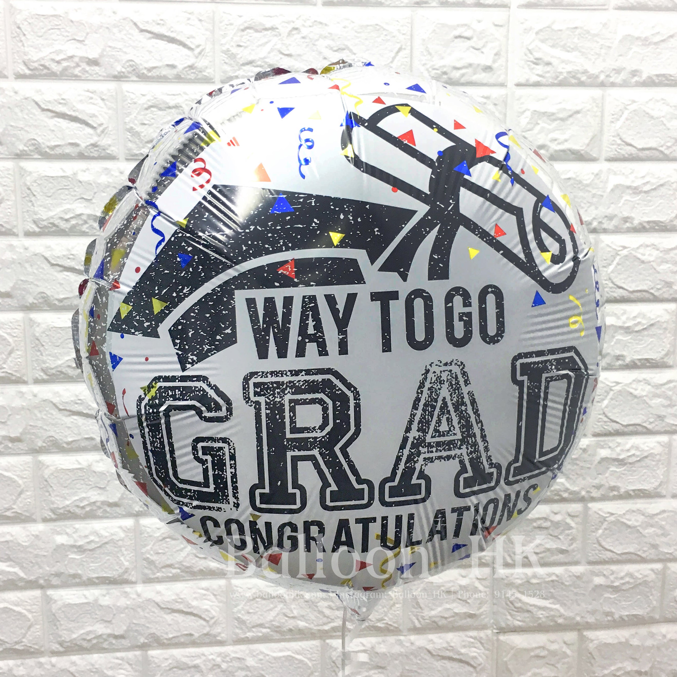 Way to go 畢業氣球 |氫氣球|錫紙氣球| Balloon HK