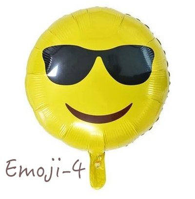 黑超emoji氣球 |氫氣球|錫紙氣球| BalloonHK