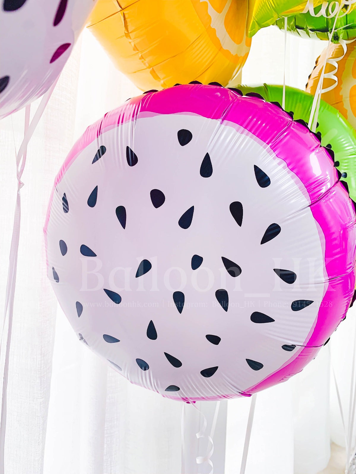水果氣球 |氫氣球|火龍果氣球| BalloonHK