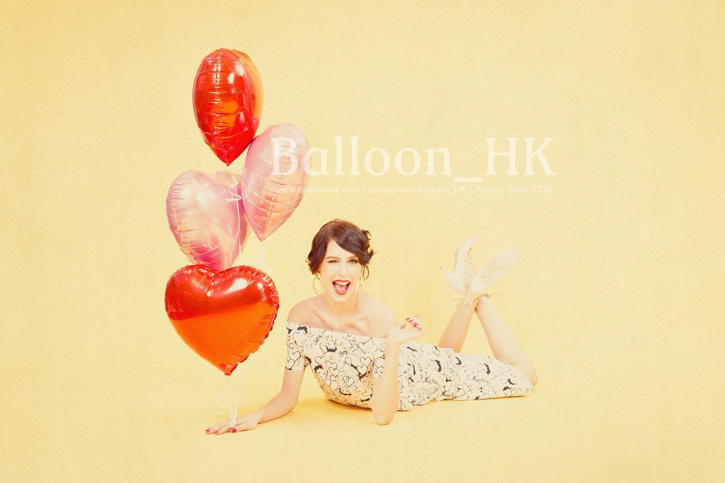 心形氣球 |影樓拍攝氣球|錫紙氣球| BalloonHK