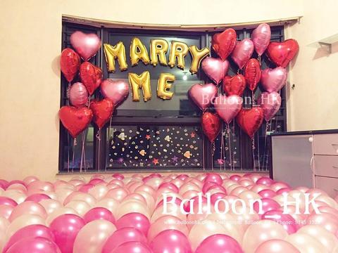 心形氣球 |求婚氣球|氫氣球|Balloon HK