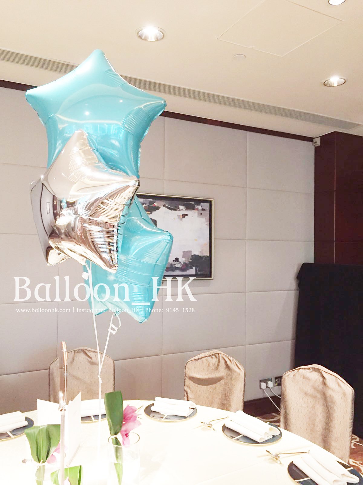 星星氣球 |氫氣球|錫紙氣球| BalloonHK