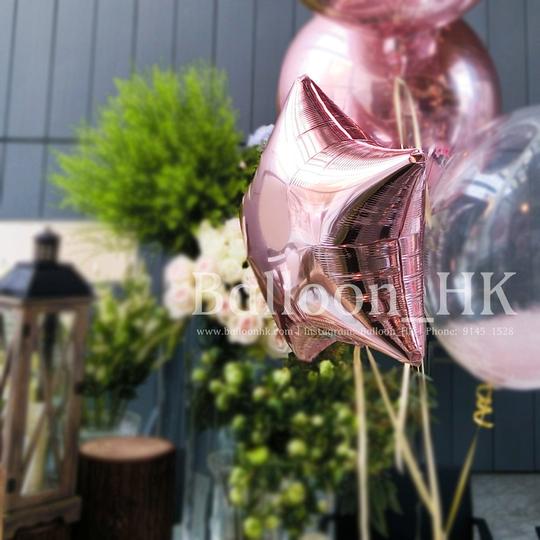星形氣球 |氦氣球|錫紙氣球| BalloonHK