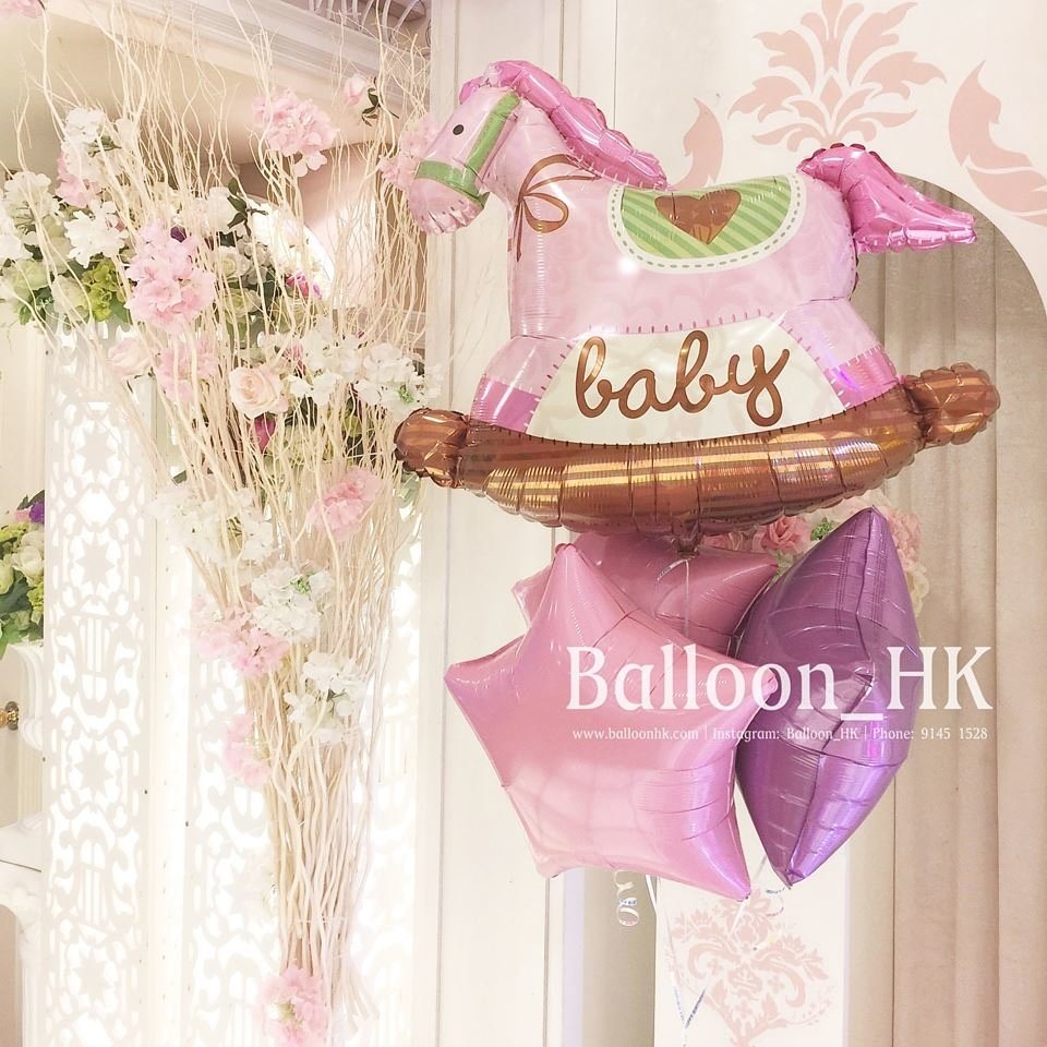 星形氣球|BB氣球|百日宴氣球| Balloon HK