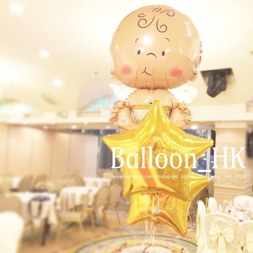 星星氣球 |BB氣球|百日宴氣球| Balloon HK