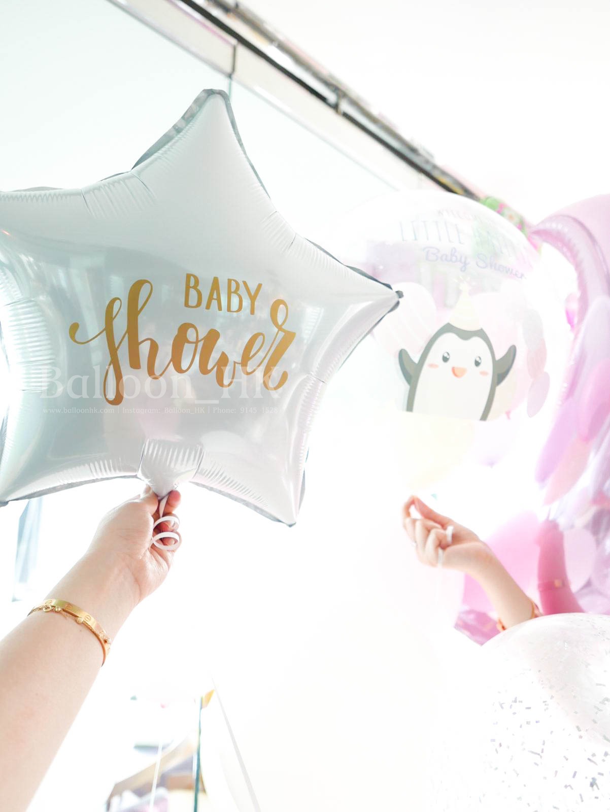 星形氣球 |Message氣球|Baby shower氣球| Balloon HK