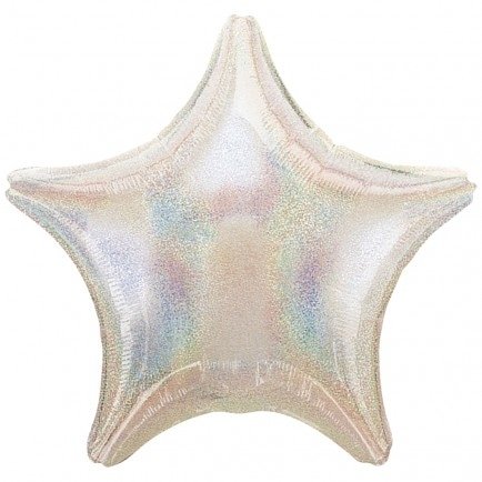 18" 星形-鐳射銀色