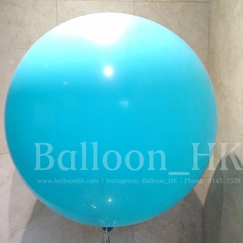 36" 橡膠氣球 - 藍色系列