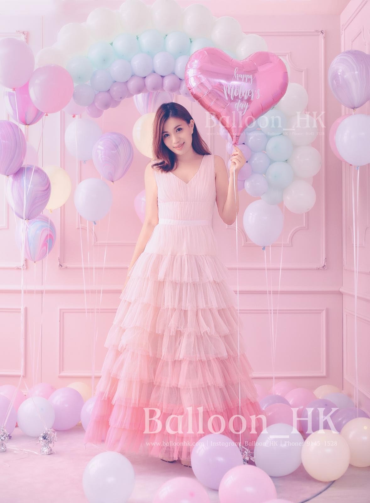 心形氣球 |Message氣球|錫紙氣球| BalloonHK