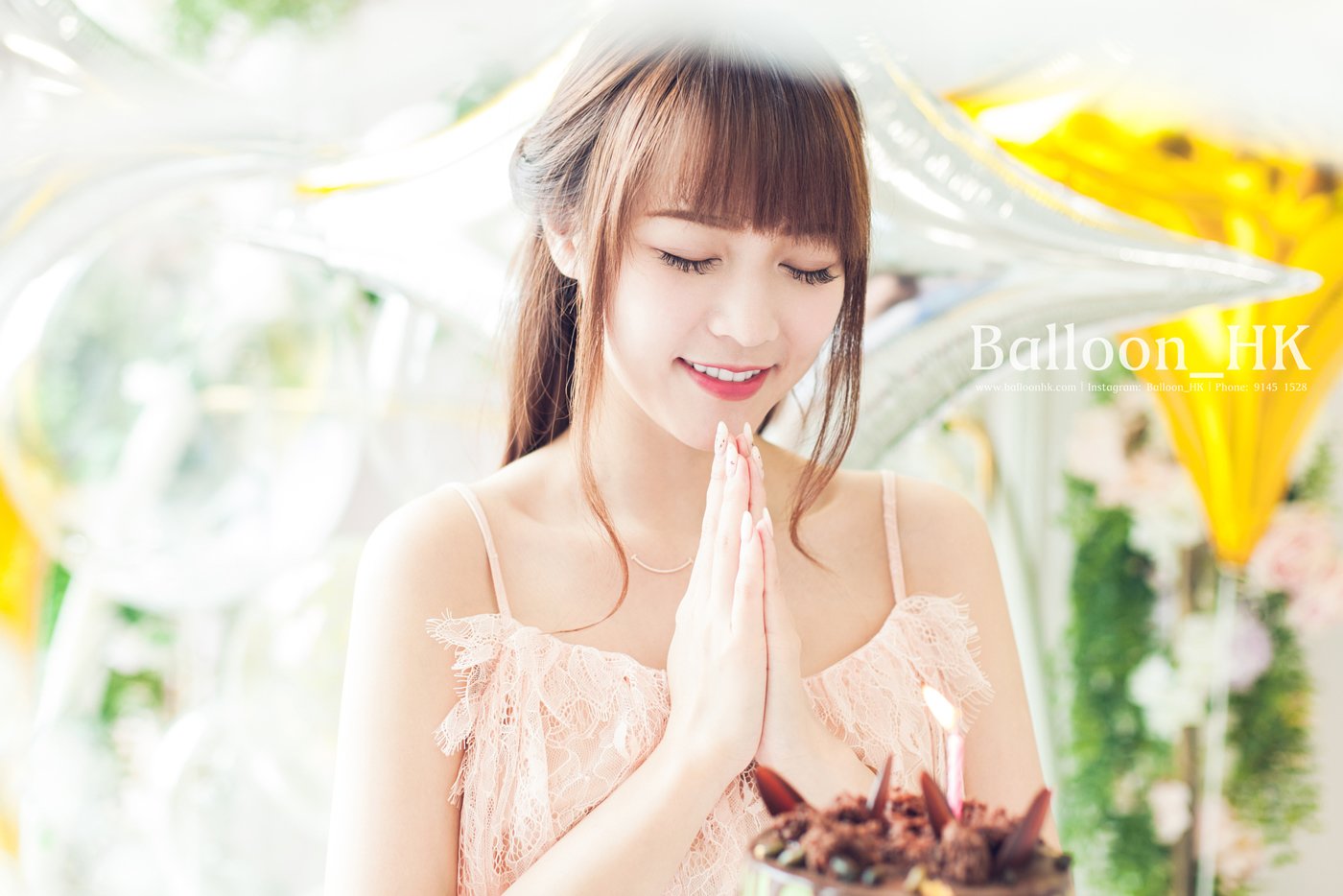 菱形氣球|Studio拍攝氣球|錫紙氣球| BalloonHK