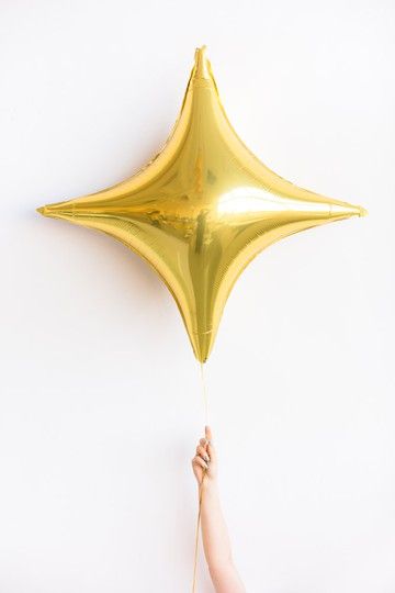 菱形氣球 |金色氣球|錫紙氣球| BalloonHK