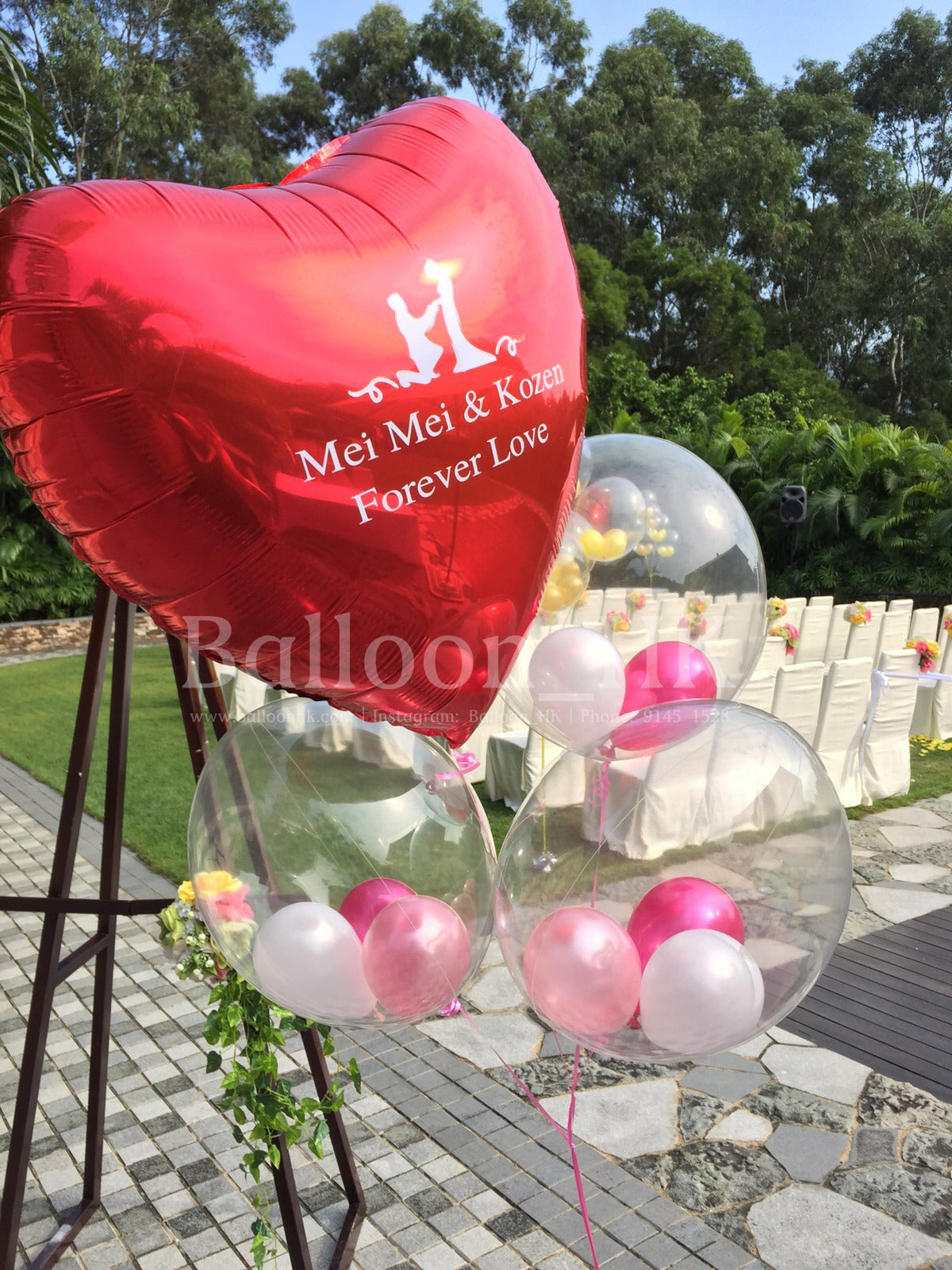 心形氣球 |Message氣球|錫紙氣球| BalloonHK