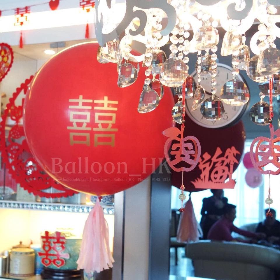 婚房裝飾氣球|婚房氣球|婚房佈置|BALLOON HK 氣球專門店