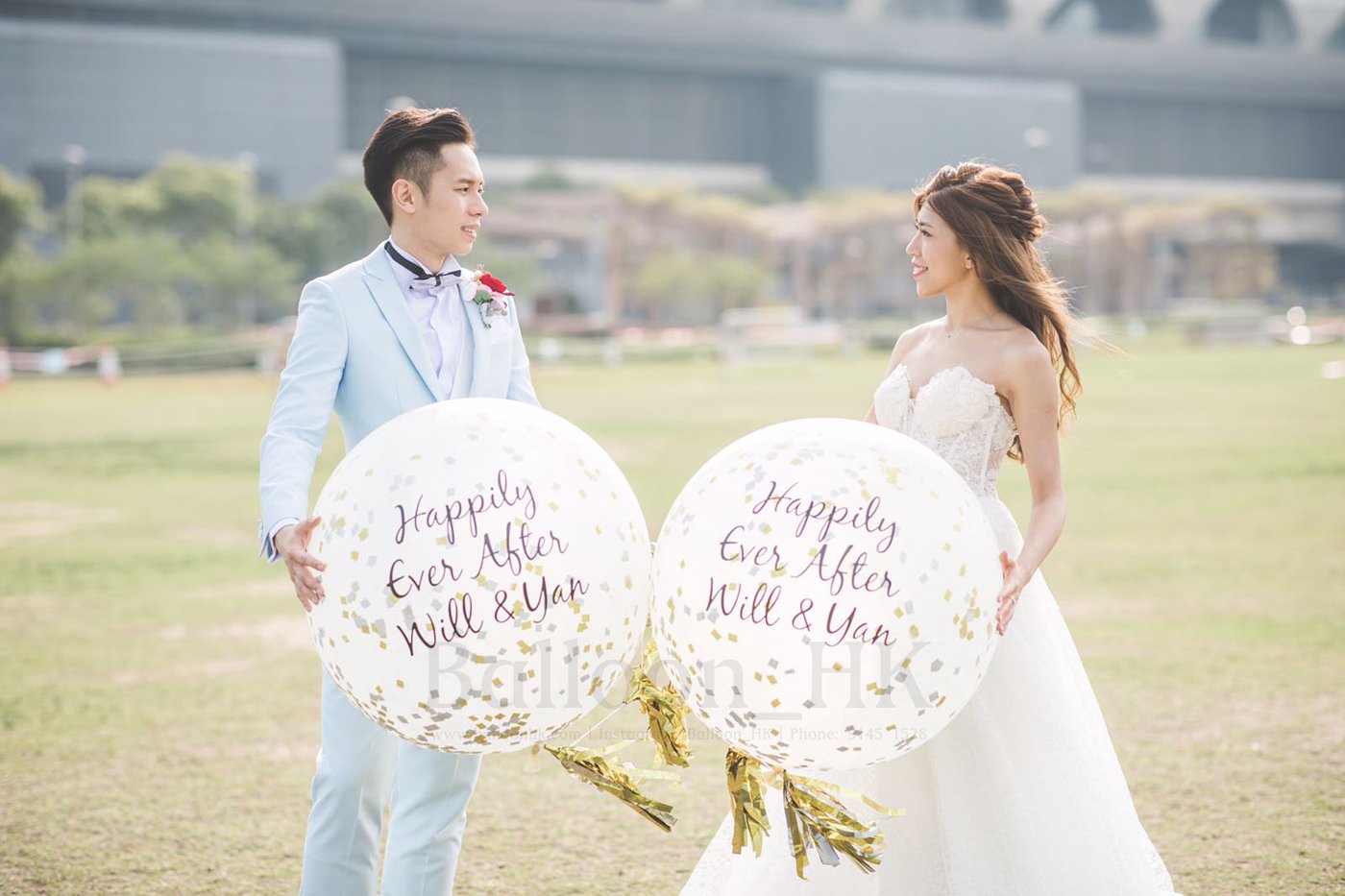 婚前拍攝氣球|婚禮氣球|婚禮佈置|BALLOON HK 氣球專門店