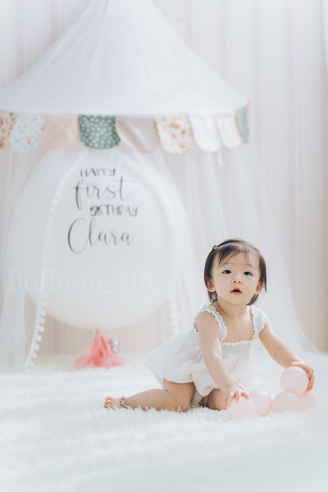 36" Baby Msg 橡膠氣球 + 1節流蘇