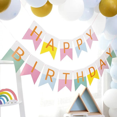 A002 - Pastel HBD Banner
