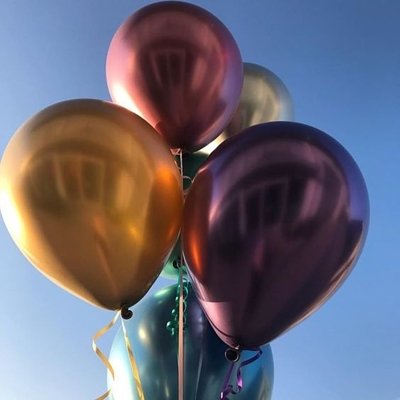 11" 金屬面橡膠氣球
