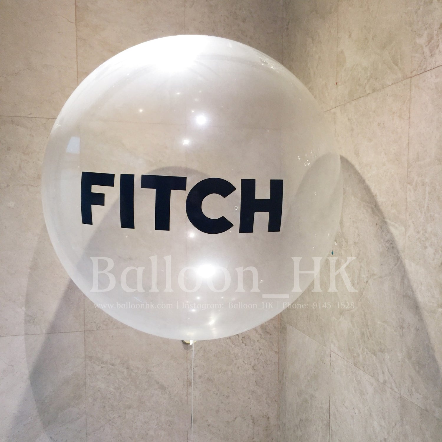 36" Message 橡膠氣球 - 公司 Logo
