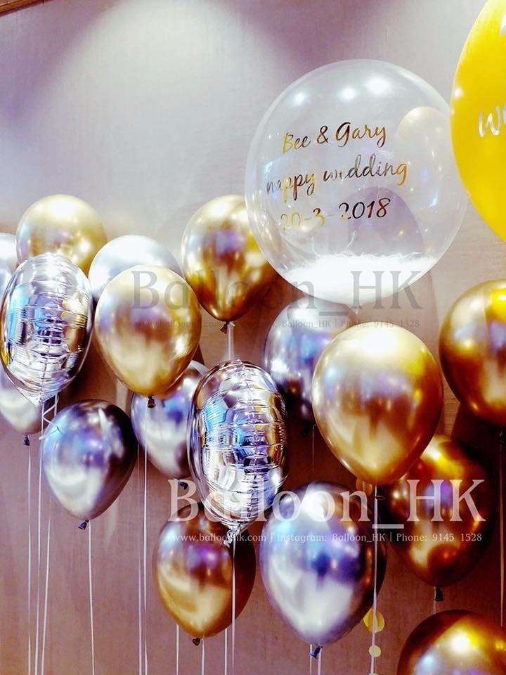 11" 金屬面橡膠氣球