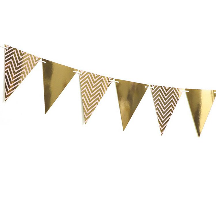 A016 - 派對掛旗 - 三角扭紋
