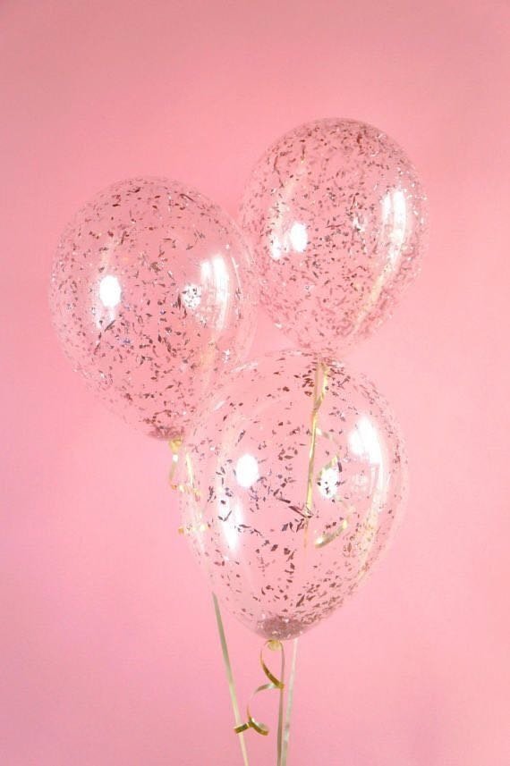 12" 橡膠閃閃氣球