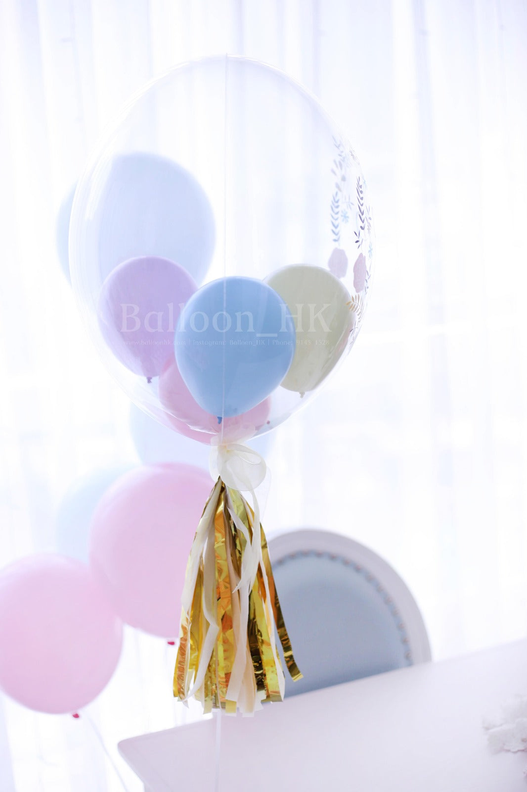 彩印水晶馬卡龍波中波+裝飾 (母親節)